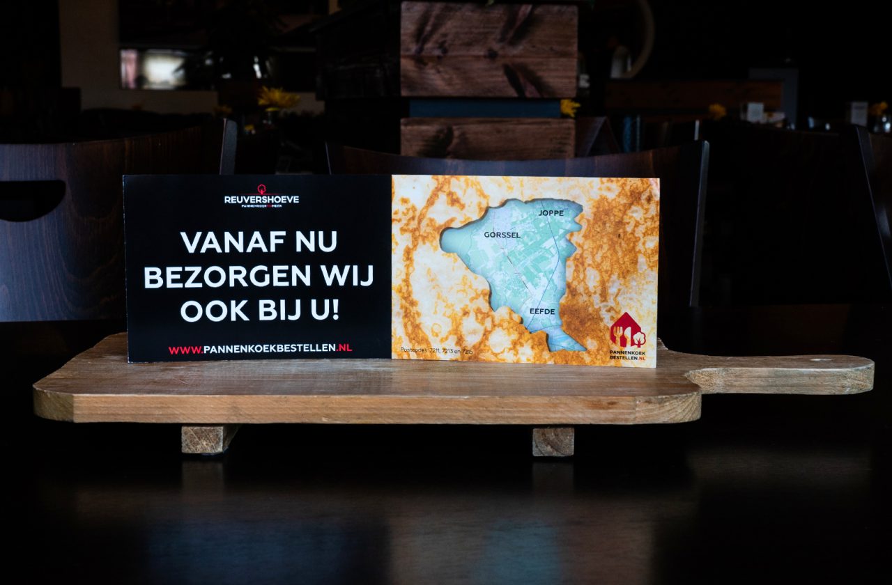 Reuvershoeve- Campagne:  Flyer Huis aan Huis Mailing