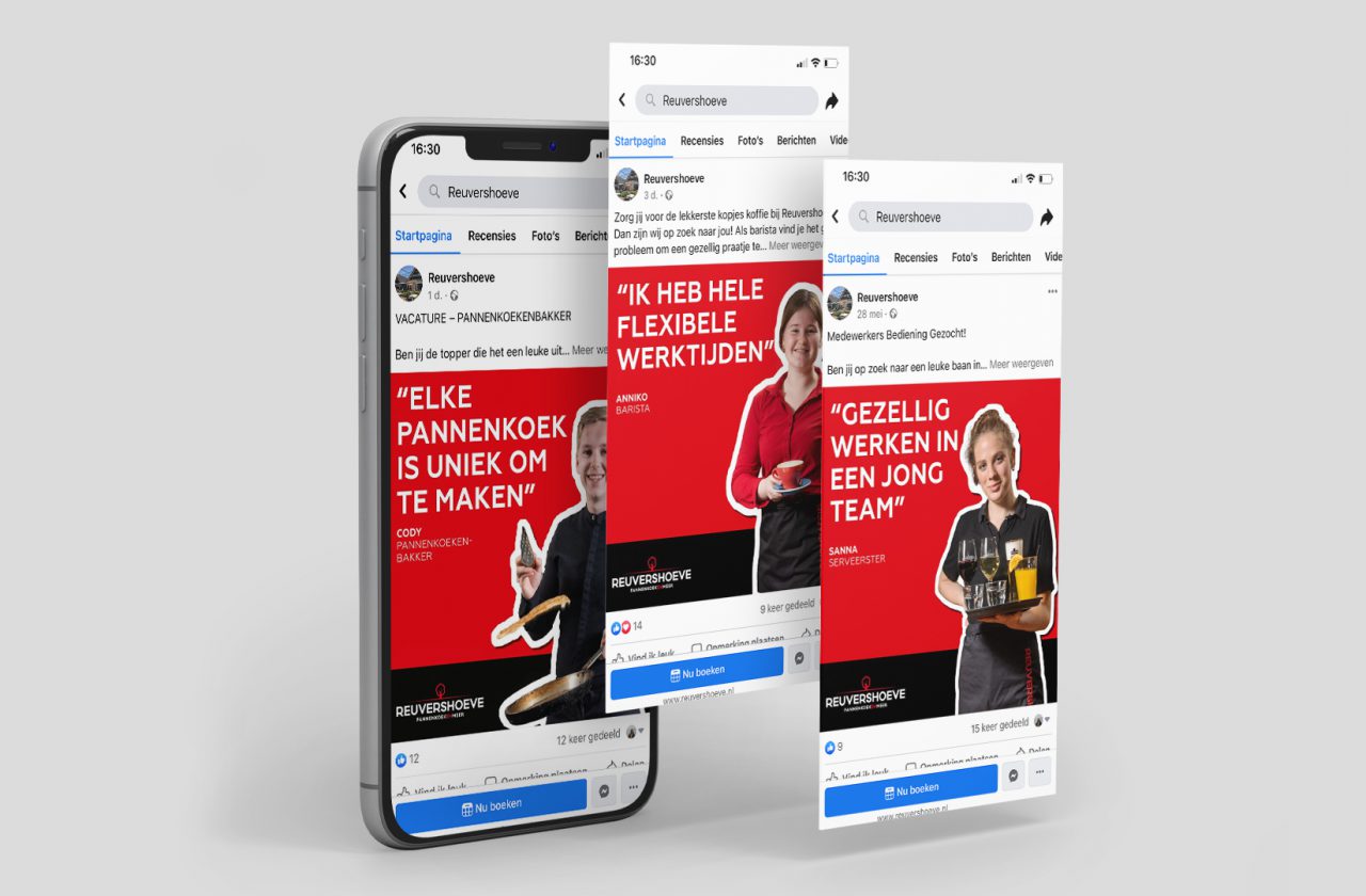 Reuvershoeve – (Social)Media: Wervingscampagne