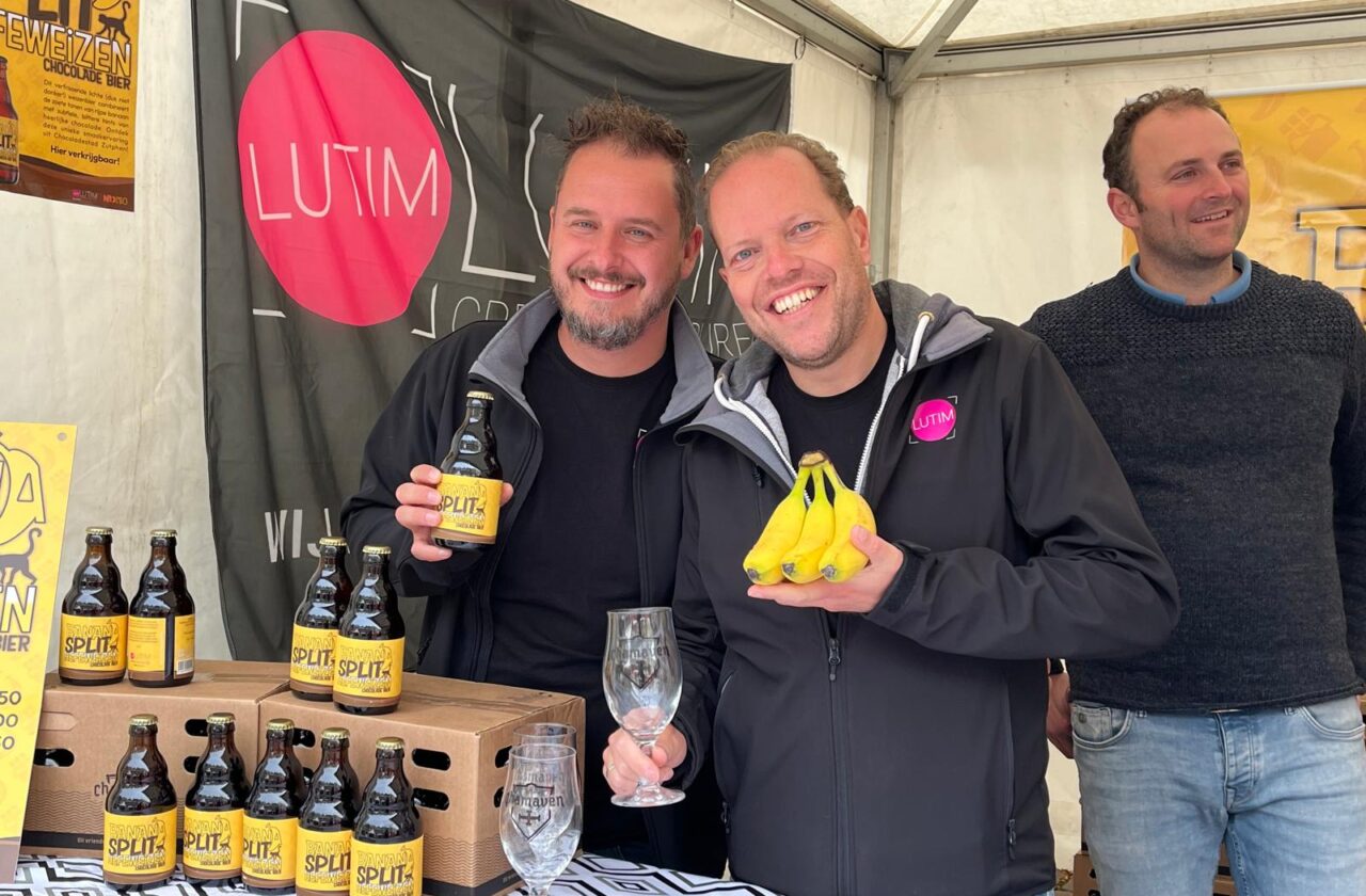 Chocolade Festival Zutphen 2024 – Vormgeving: Banana Split Hefeweizen Chocolade Bier